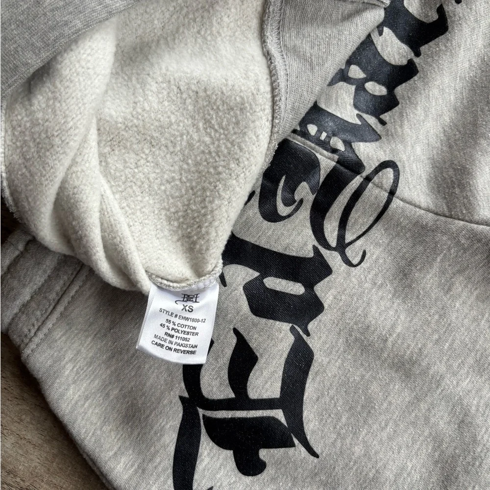 Ed Hardy Gray Zip-Up Hoodie - Picture 9 of 9